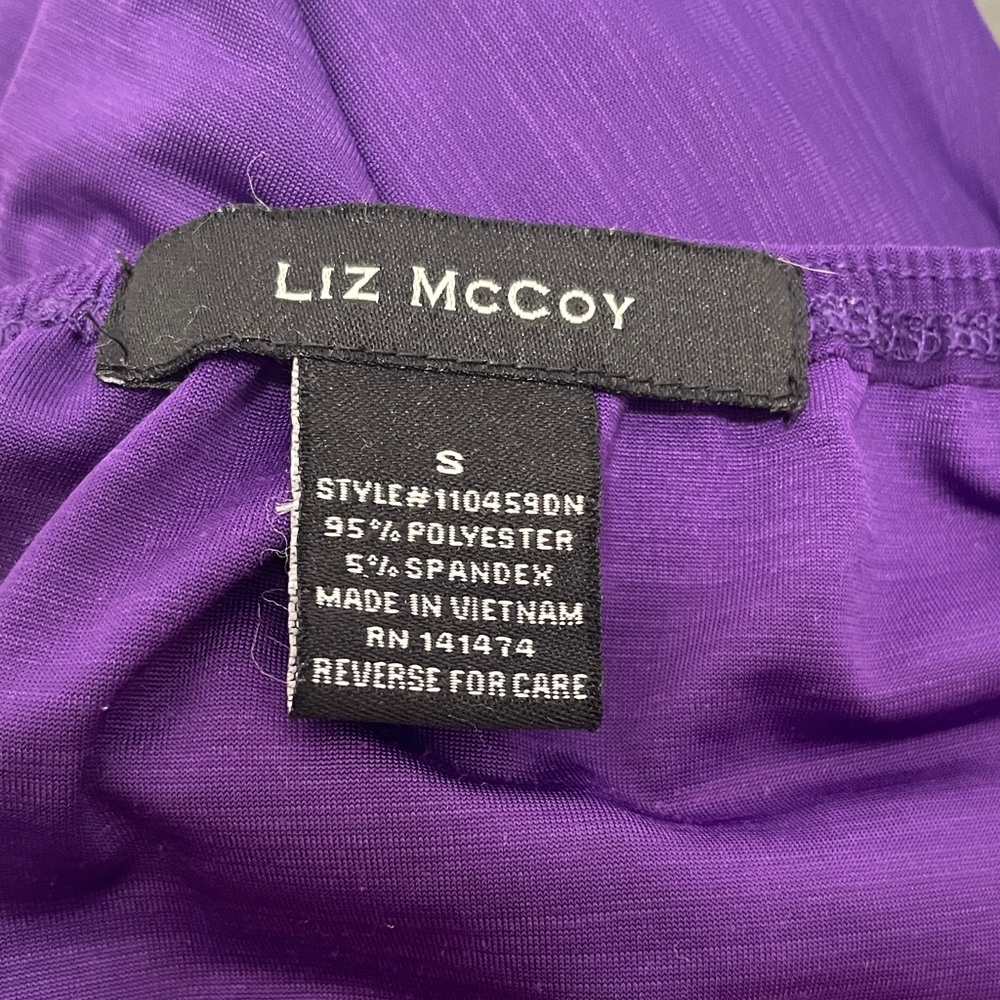 Chic Purple Short Sleeve Women's Top - Picture 4 of 4